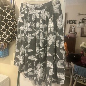 Lularoe large flower skirt
